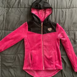 Girls Body Glove Fleece Jacket Brand New Size 12 Pink Black