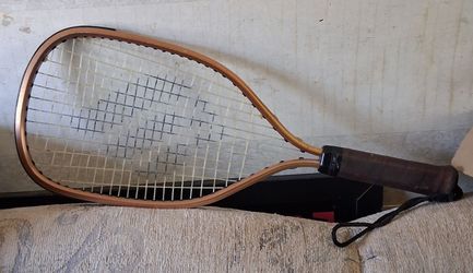 Vintage Ektelon Racquetball Racquet (Small Grip) with Original Tan Case & Bonus O3 Bag
