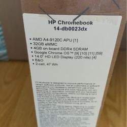 New HP Chromebook 14 Inch 