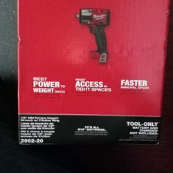 M18 Fuel 1/2" Mid Torque Impact Wrench With Friction Ring