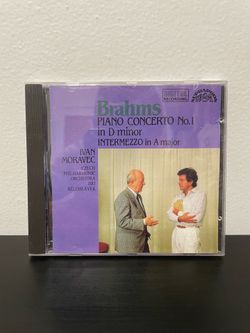 Brahms Piano Concerto No 1 Intermezzo In A Major CD Ivan Moravec Classical 1991