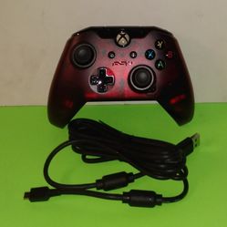 XBOX One & Windows Crimson Red PDP Gaming Wired Controller - NEW Damaged Box