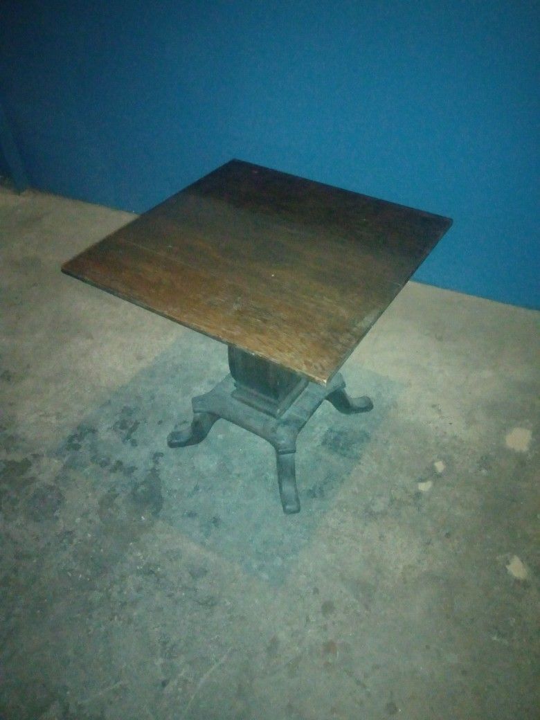 Square Antique Game Table
