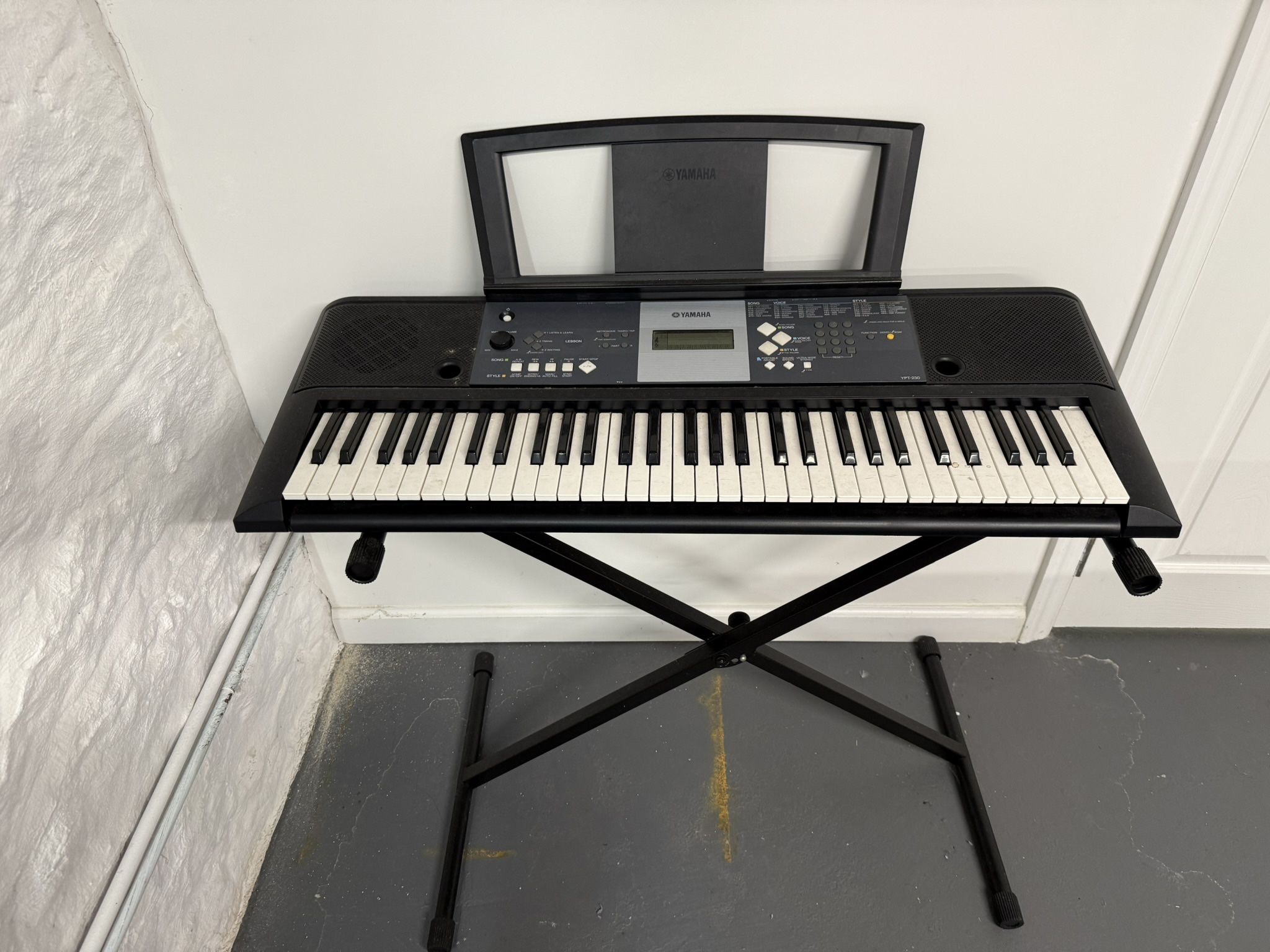 Keyboard and stand