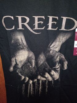 CREED Black T-shirt New/ with Tags