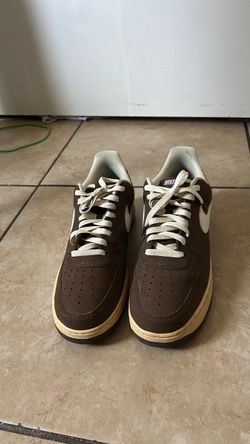 Size 10, Brown, Nike Air Force 1s