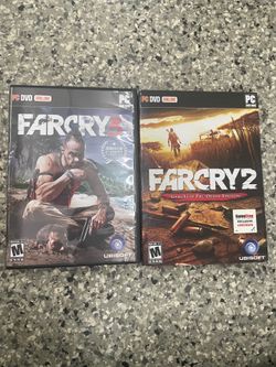 Farcry 2 and 3 games for PC DVD-ROM