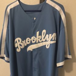 BROOKLYN DODGERS Light Blue Throwback Jersey 