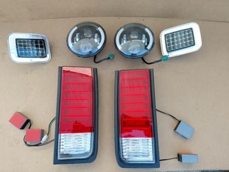 Hummer H2 Headlight Headlights Turn Signal Taillights Tail Light