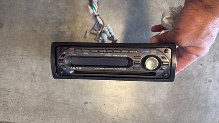 Sony model CD X – GT200 FM AM compact disc player serial number (contact info removed)