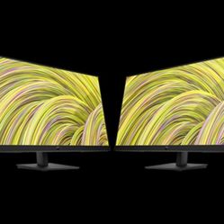 Dual HP P27h G5 FHD Monitor 27" FHD (1920 x 1080) 48-75 Hz Bundle