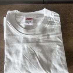 Supreme Long Sleeve Tee White Small