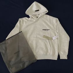 Essentials Light Oat Hoodie