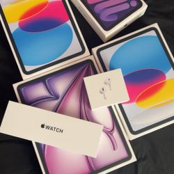 iPad Air 13, Apple Watch SE3, Air Pods Pro 3, I Pad Mini 