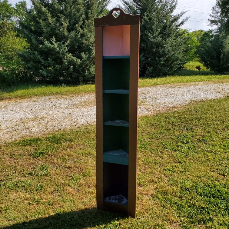 pine corner heart shelf PROJECT