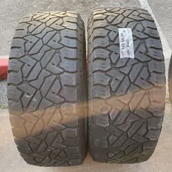 2 USED 28555R20 Fuel AT tires for $150 installed and balanced . 285 55 20 285 55 R 20 28555R20 285/55/20 285/55/R20   AIl NEW tires come with 1 year o