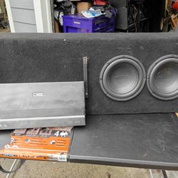 Arc audio 10s Custom Ported Box MB Quart Amp