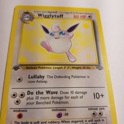 Wigglytuff 1st Edition 32/64 non holographic mint condition OBO