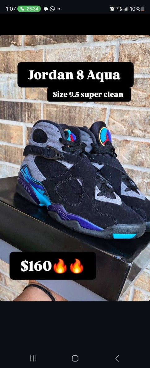 Jordan 8 Aqua