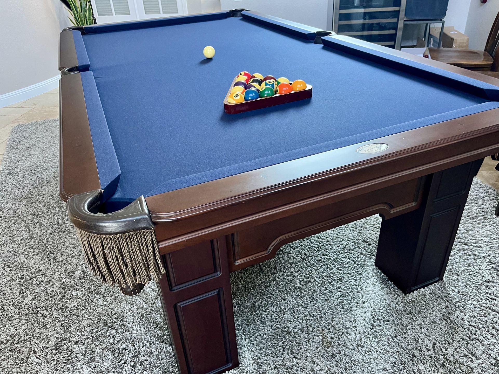 Olhausen Pool Table With Accessories