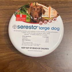 Seresto Large Dog Flea And Tick Collar (*New & *Sealed)