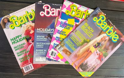 Vintage Barbie Magazine Lot (1986–1989) – Original Retro Barbie Collectibles