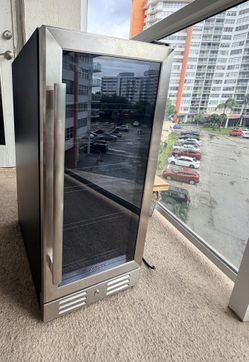 Kalamera beverage fridge with glass door - not working, for parts