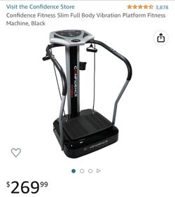 Confidence Fitness Slim Full Body Vibration Platform Fitness Machine, Black  for Sale in West Covina, CA - OfferUp