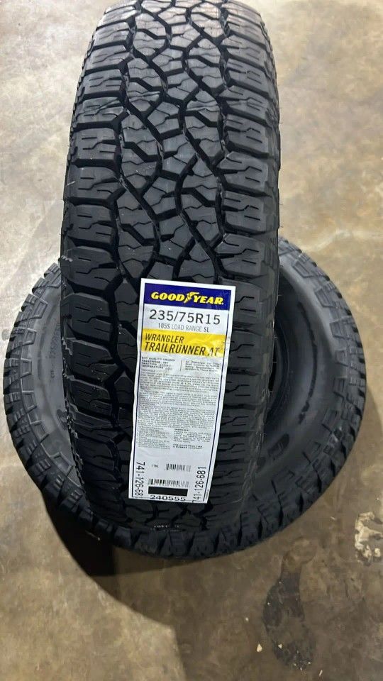 235/75R15 Goodyear A/T Tires For Sale.
