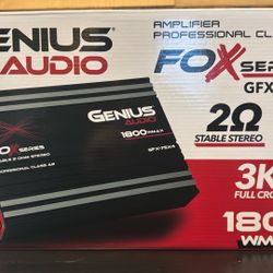 Brand New Genius Audio Amplifier 