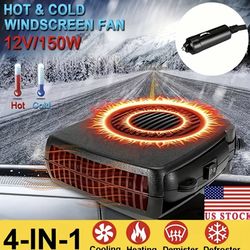 Portable Car Heater, Quick Heating And Cooling Fan with a 150W