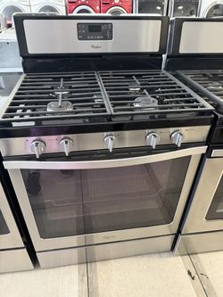 Whirlpool 5 Burners Gas Range Stainless Steel Stove 