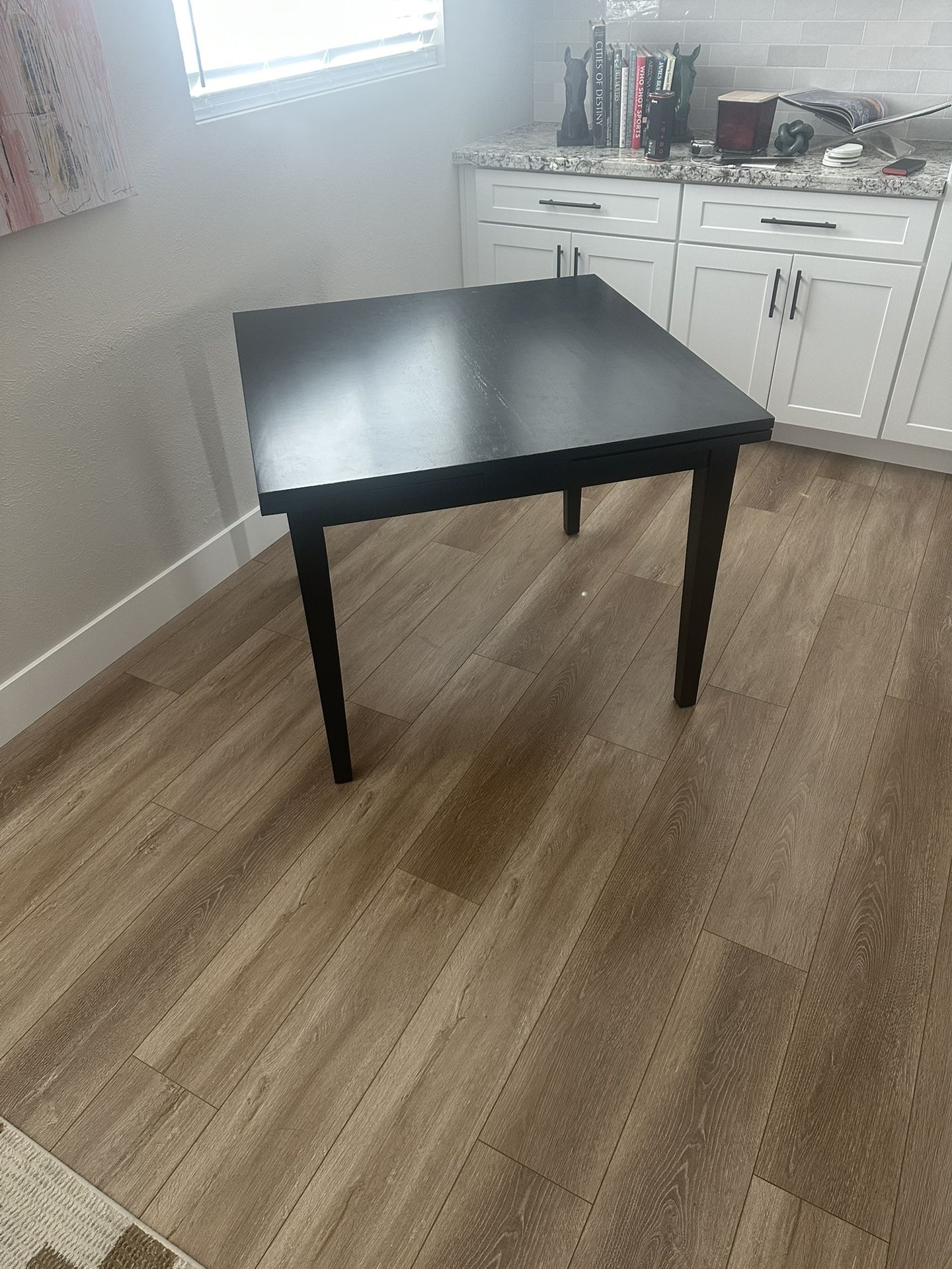 38" x 38" Kitchen Table - Expandable Wings