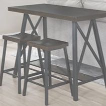 New Never Used Rustic Console Table And Stools