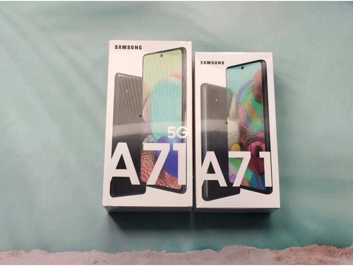 📱NEW UNLOCKED Samsung Galaxy A71 5G SM-A716U1 BLACK Any carrier WORLDWIDE