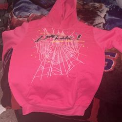 Pink Spider Hoodie 