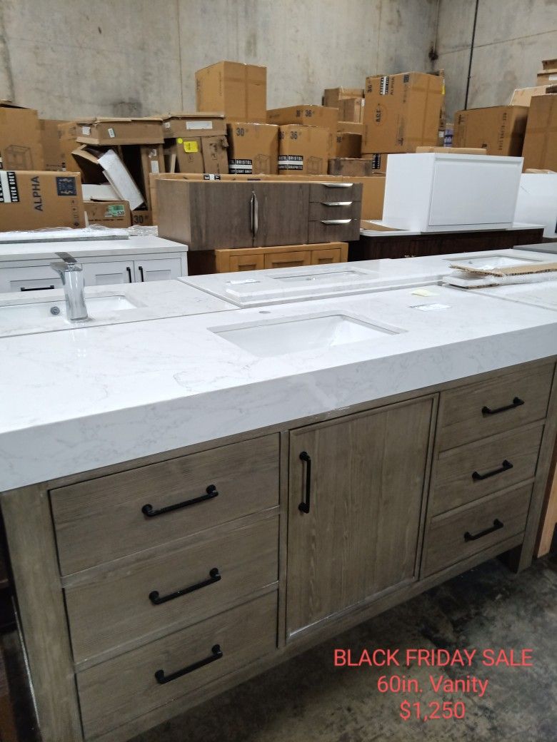 60inch Bathroom Vanities In Different Styles $990 & UP