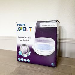 Philips AVENT Microwave Steam Sterilizer for Baby Bottles, Pacifiers, Cups and More