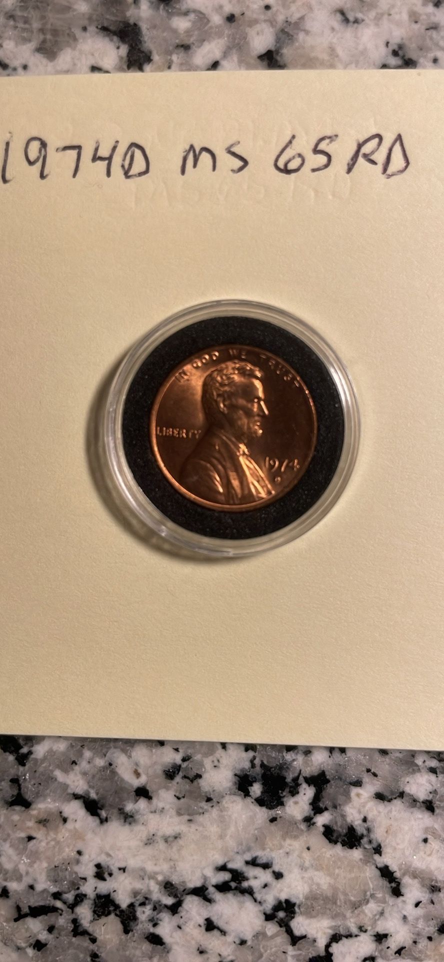 1974 D Lincoln Penny