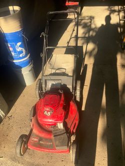 Snow blower in lawnmower