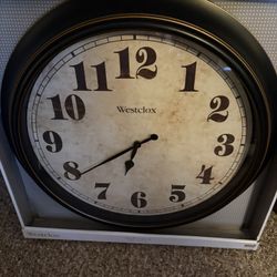 WestClox 21” Wall Clock **NEW**