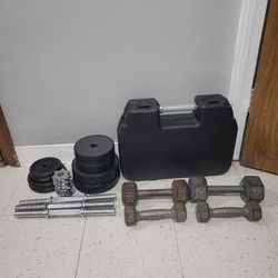 Adjustable dumbbell Set + Extras