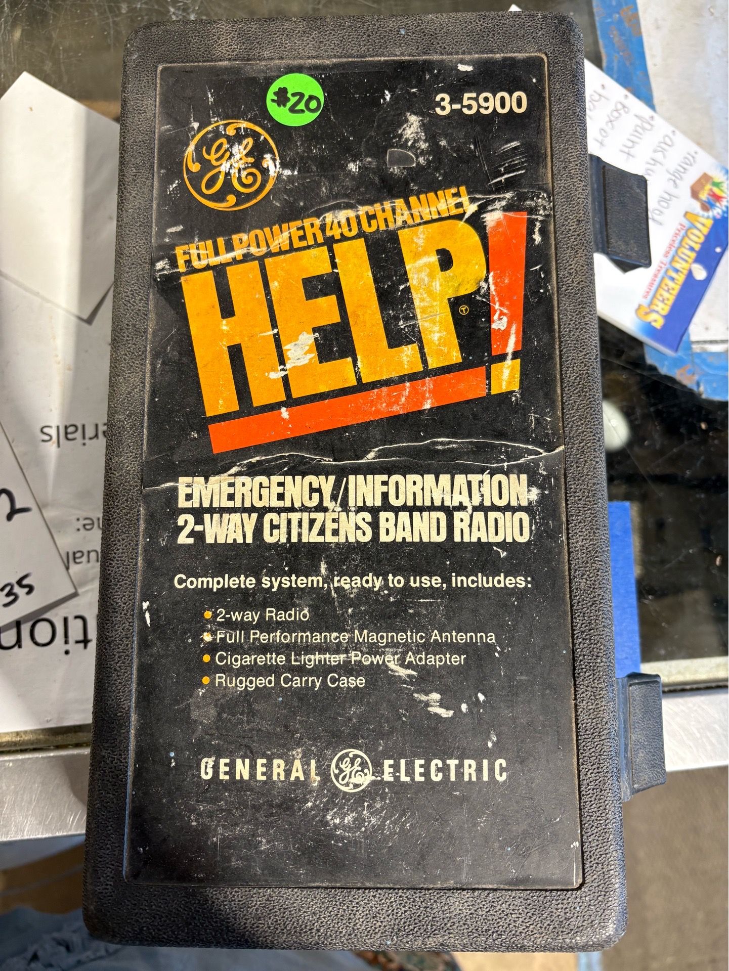 GE Full Power 40 Channel 2-Way Citizens Band Radio HELP! General Electric 3-5900