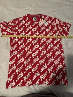 Play Cloths Brand Roxy SS Knit Red Men’s Medium 100% Cotton