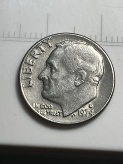 1974 D Dime