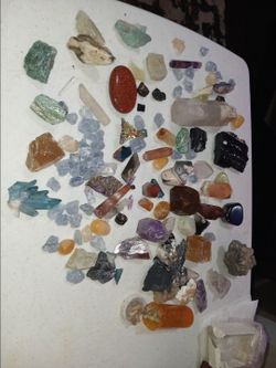 Large Mixed Crystal and Gemstone Collection Lot