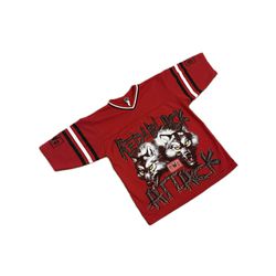 Vintage 90’s WCW/NWO “Red & Black Attack” Wolf Jersey