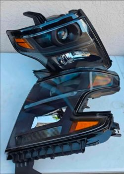 15-20 Chevrolet Suburban Tahoe Projector Headlights Luces Focos Micas Faros Faroles Headlamps Chevy