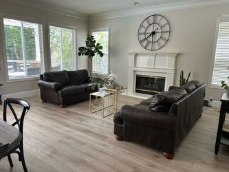 Leather couches