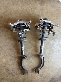B8 Audi A4 Strut Assembly with Upper Control Arms / Strut Fork